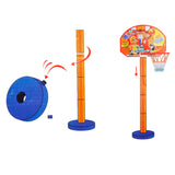 Maxbell Kids Sports Portable Basketball Hoop Toy Set with Stand Ball