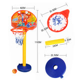 Maxbell Kids Sports Portable Basketball Hoop Toy Set with Stand Ball