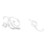 Maxbell 10pcs I Do Wedding Bridal Shoes Sticker Rhinestone Motif - Clear