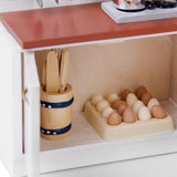 Maxbell 1/12 Dollhouse Miniature Kitchen Furniture Kit with Kitchenware Cookware Set