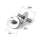 Maxbell 4x2Pcs Mandolin Guitar Bridge Posts Height Adjustment Screws