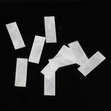 Maxbell 10pcs inlay material White shell blanks size 36 x 12 x 1.0mm