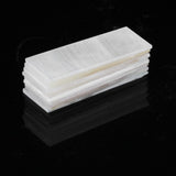 Maxbell 4x10pcs inlay material White shell blanks size 36 x 12 x 1.0mm
