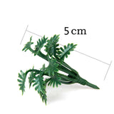 Maxbell 20x50pcs Green Scenery Landscape Model Crushed Leaves 1:50 Assembly Parts Kit