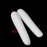 Maxbell 24x1 Pair Inflatable Shoes Stretcher Boots Insert Shaper Plastic 50cm White