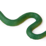 Maxbell 4xRubber Snake Pretend Trick Toy Garden Props-Green