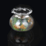 Maxbell 1:12 Dollhouse Miniature Gold Fish Bowl Gold Fish Tank Doll House Pets
