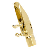 Maxbell Pro Alto Saxophone Mouthpiece Metal Ligature Gold-plated Saxophone Accs