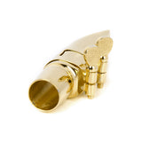 Maxbell Pro Alto Saxophone Mouthpiece Metal Ligature Gold-plated Saxophone Accs