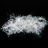Maxbell 60pcs Christmas Decorations Supplies White Snow Snowflakes Hanging Ornaments 6cm