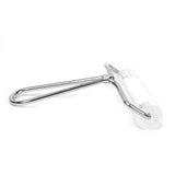 Maxbell Sculpey Clay Tool Clear Acrylic Roller with Metal Handle