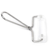 Maxbell Sculpey Clay Tool Clear Acrylic Roller with Metal Handle