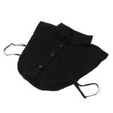 Women's Fake Half Shirt Blouse Detachable Collar Black