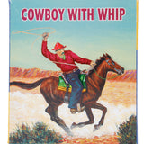 Maxbell Maxbell Vintage Wind Up Tin Toy Cowboy with Whip and Spinning Lasso