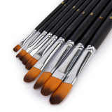 Maxbell Maxbell 9 pieces acrylic oil watercolors painting brushes set