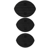 Maxbell 2pair Stick on Shoe Heel Tips Rubber Shoe Repair Parts Thickness S M 3/6mm