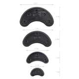 Maxbell 6xPair Anti Slip Rubber Stick On STILETTO Shoe Sole High Heel Tips Tap 31x16mm