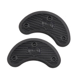 Maxbell 3 Pairs Rubber Stick on Shoe Sole Heel Tips Anti Slip Pads Thick 2mm+3.1mm+4mm