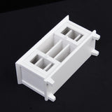 Maxbell 1:12 Dollhouse Miniature Wooden TV Cabinet-White