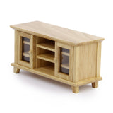 Maxbell Delicate 1/12 Dollhouse Miniature Room Furniture Model TV Cabinet