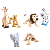 Maxbell Maxbell Set Of 6PCS Realistic Plastic Forest Animal Model Figurine Toy Kids Children Collectibles Gift