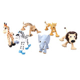 Maxbell Maxbell Set Of 6PCS Realistic Plastic Forest Animal Model Figurine Toy Kids Children Collectibles Gift