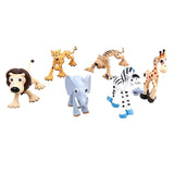 Maxbell Maxbell Set Of 6PCS Realistic Plastic Forest Animal Model Figurine Toy Kids Children Collectibles Gift