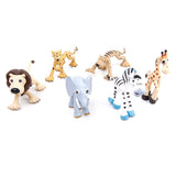 Maxbell Maxbell Set Of 6PCS Realistic Plastic Forest Animal Model Figurine Toy Kids Children Collectibles Gift