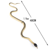 Maxbell 6x18 Inch Snake Model Pretend Trick Toy