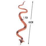 Maxbell 3x18 Inch King Cobra Snake Model Pretend Trick Toy