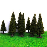 Maxbell 15pc Boxed Model Cedar Trees Train Railway Scenery Layout +10pc 3.1"- 3.9" Trees