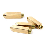 Maxbell 16pcs Gold+Silver Rectangular Metal Aglets Shoe Laces Tips Screw On Replacement