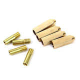 Maxbell 16pcs Gold+Silver Rectangular Metal Aglets Shoe Laces Tips Screw On Replacement