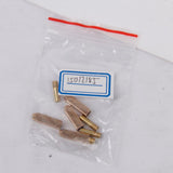 Maxbell 2x 2 PAIRS GOLD METAL AGLETS FOR YEEZY SHOE LACES TIPS DIY REPLACEMENT SCREW ON