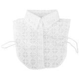 Maxbell Wholesale 6pcs White Women Lace Fake Half Shirt Blouse Collar Cotton Accessroy