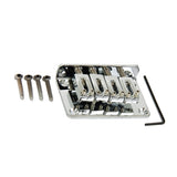 Maxbell 3xSilver Four String Bass Ukulele Bridge