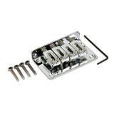 Maxbell 3xSilver Four String Bass Ukulele Bridge