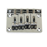 Maxbell 3xSilver Four String Bass Ukulele Bridge