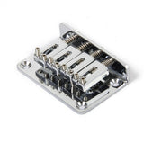 Maxbell 3xSilver Four String Bass Ukulele Bridge