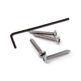 Maxbell 3xSilver Four String Bass Ukulele Bridge