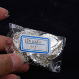 Maxbell 30pcs Vary Shape Faux Pearl Button Crystal Beige Flatback Wedding Decor 20x25mm
