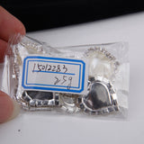 Maxbell 30pcs Vary Shape Faux Pearl Button Crystal Beige Flatback Wedding Decor 20x25mm