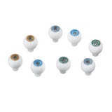 Maxbell 24x4 Pairs Round Acrylic Doll Eyes DIY Eyeballs 10mm A