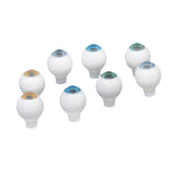Maxbell 4 Pairs Round Acrylic Doll Eyes DIY Eyeballs 10mm A