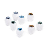 Maxbell 24x4 Pairs Round Acrylic Doll Eyes DIY Eyeballs 10mm A
