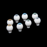 Maxbell 4x4 Pairs Round Acrylic Doll Eyes DIY Eyeballs 8mm