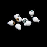 Maxbell 4 Pairs Round Acrylic Doll Eyes DIY Eyeballs 8mm