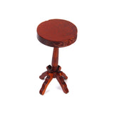 Maxbell 1:12 Dollhouse Bar Stool Miniature Furniture Wooden Chair Toy Brown