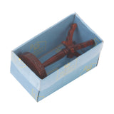 Maxbell 1:12 Dollhouse Bar Stool Miniature Furniture Wooden Chair Toy Brown