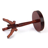 Maxbell 1:12 Dollhouse Bar Stool Miniature Furniture Wooden Chair Toy Brown